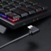Teclado Mecânico REDRAGON ANIVIA RGB, 60%, Switch Azul, ABNT2, Preto - K614-RGB(PT-BLUE) - Image 3