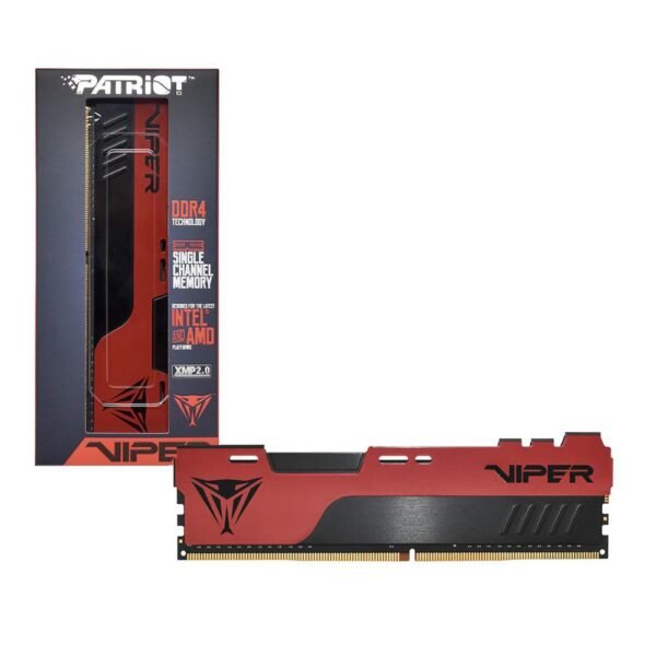 Memória Desktop PATRIOT VIPER, DDR4, 3200MHz, 8GB, Vermelho - PVE248G320C8 - Image 2