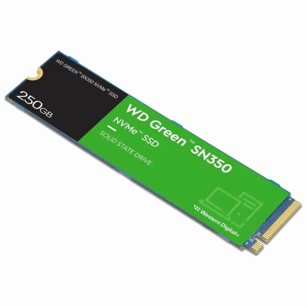 SSD WESTERN DIGITAL SN350 WD GREEN, 250GB, M.2 2280, NVMe, PCIe 3.0, Leitura 2400MB/s, Gravação 1500MB/s – WDS250G2G0C - Image 3