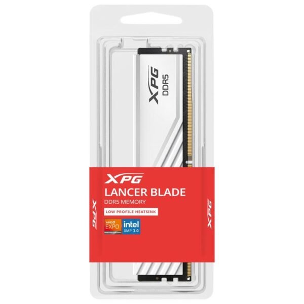 Memória Desktop ADATA XPG LANCER BLADE, DDR5, 5600MHz, 16GB, Branco - AX5U5600C4616G-SLABWH - Image 3