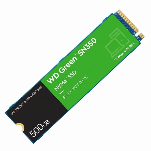 SSD WESTERN DIGITAL SN350 WD GREEN, 500GB, M.2 2280, NVMe, PCIe 3.0, Leitura 2400MB/s, Gravação 1500MB/s – WDS500G2G0C - Image 3