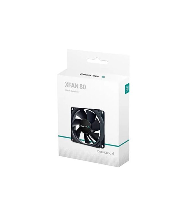 Cooler Gabinete DEEPCOOL XF80, 80mm, Preto - DP-FDC-XF80 - Image 3
