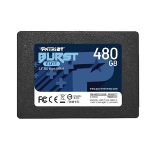 SSD PATRIOT BURST ELITE, 480GB, 2.5, SATA, Leitura 450MB/s, Gravação 320MB/s - PBE480GS25SSDR
