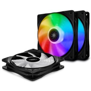 KIT FAN 120MM 3UND CF120 DP-FA-RGB-CF120-3 RGB DEEPCOOL