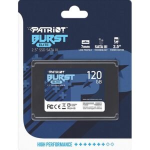 SSD PATRIOT BURST ELITE, 120GB, 2.5, SATA, Leitura 450MB/s, Gravação 320MB/s - PBE120GS25SSDR
