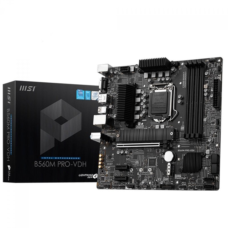PLACA MÃE MSI B560M PRO-VDH, LGA 1200, DDR4, M-ATX