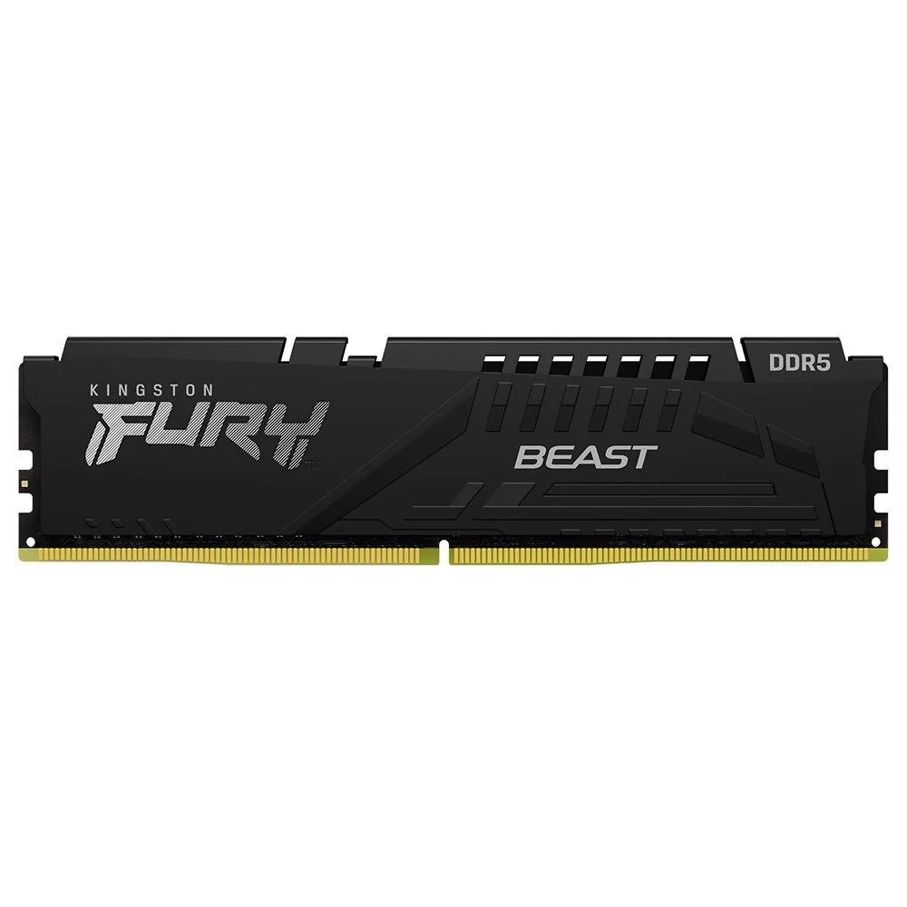 MEMÓRIA DESKTOP KINGSTON FURY BEAST, DDR5, 6000MHZ, 16GB,  PRETO - KF560C40BB-16