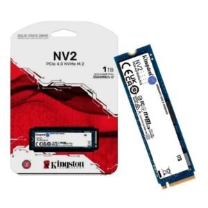 SSD KINGSTON NV2, 1TB, M.2 2280, NVMe, PCIe 4.0, Leitura 3500MB/S, Gravação 2100MB/S - SNV2S/1000G