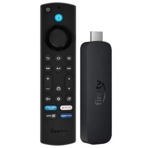 AMAZON FIRE TV STICK 4K MAX, 2ª GERAÇÃO, WI-FI 6E, ALEXA, CONTROLE REMOTO, PRETO