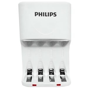 Carregador de Pilhas PHILIPS AA / AAA, Tomada, 110-240v, Branco - SCB2440NB/97