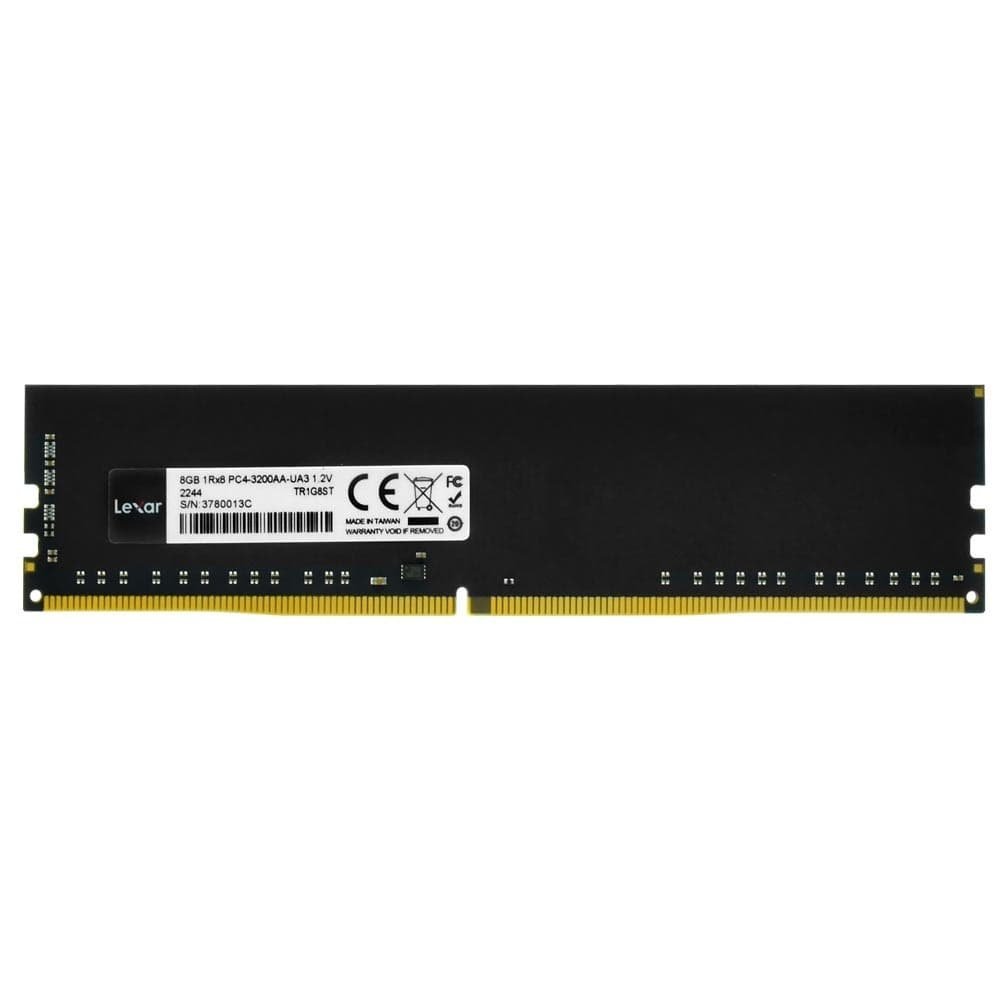 Memória Desktop LEXAR, DDR4, 3200MHz, 8GB - LD4AU008G-B3200GSST