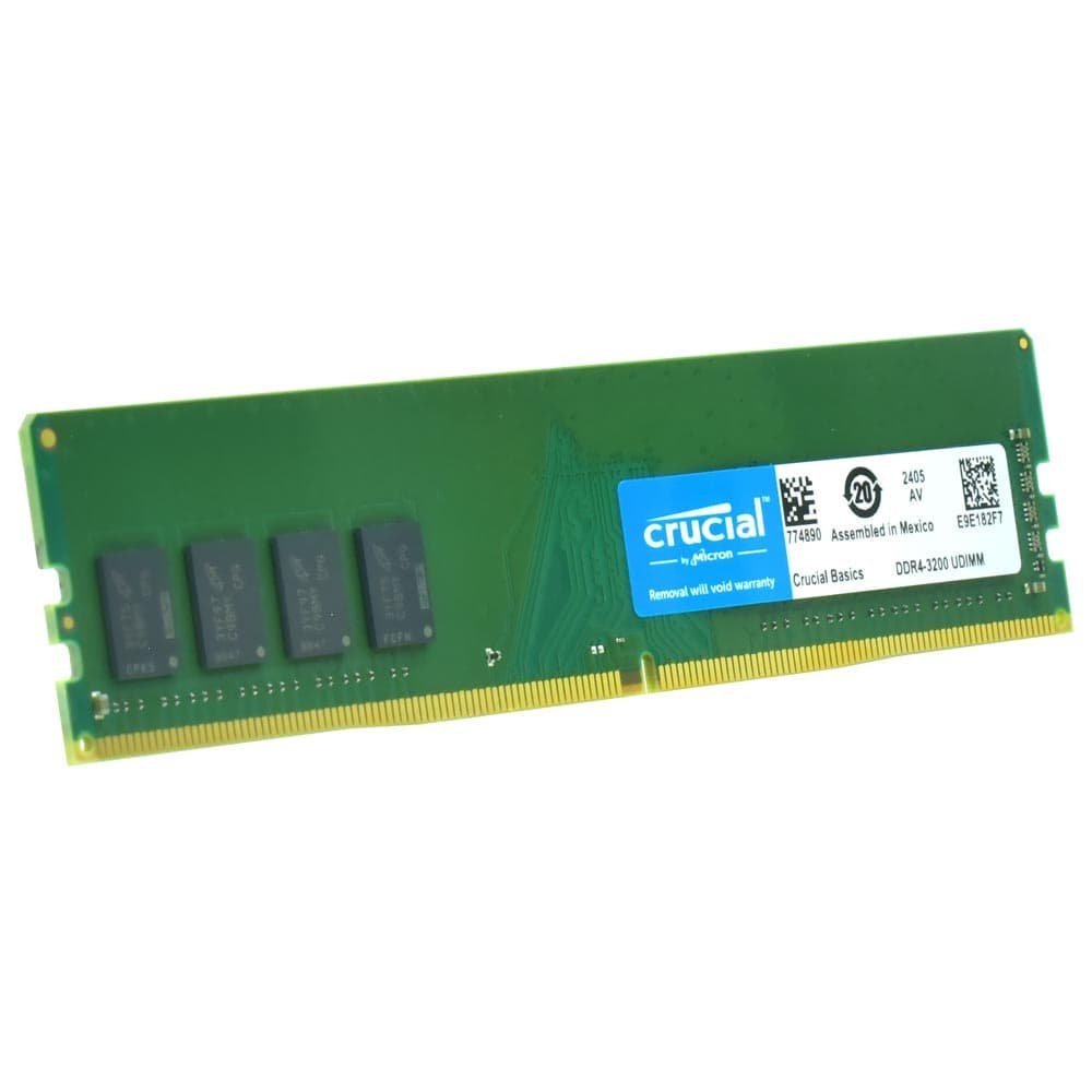 Memória Crucial, 8GB, 3200MHz, DDR4, CL16 - CB8GU3200