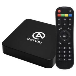 Receptor IPTV UniTV S1, 1GB RAM, 8GB, HD, Controle - Preto