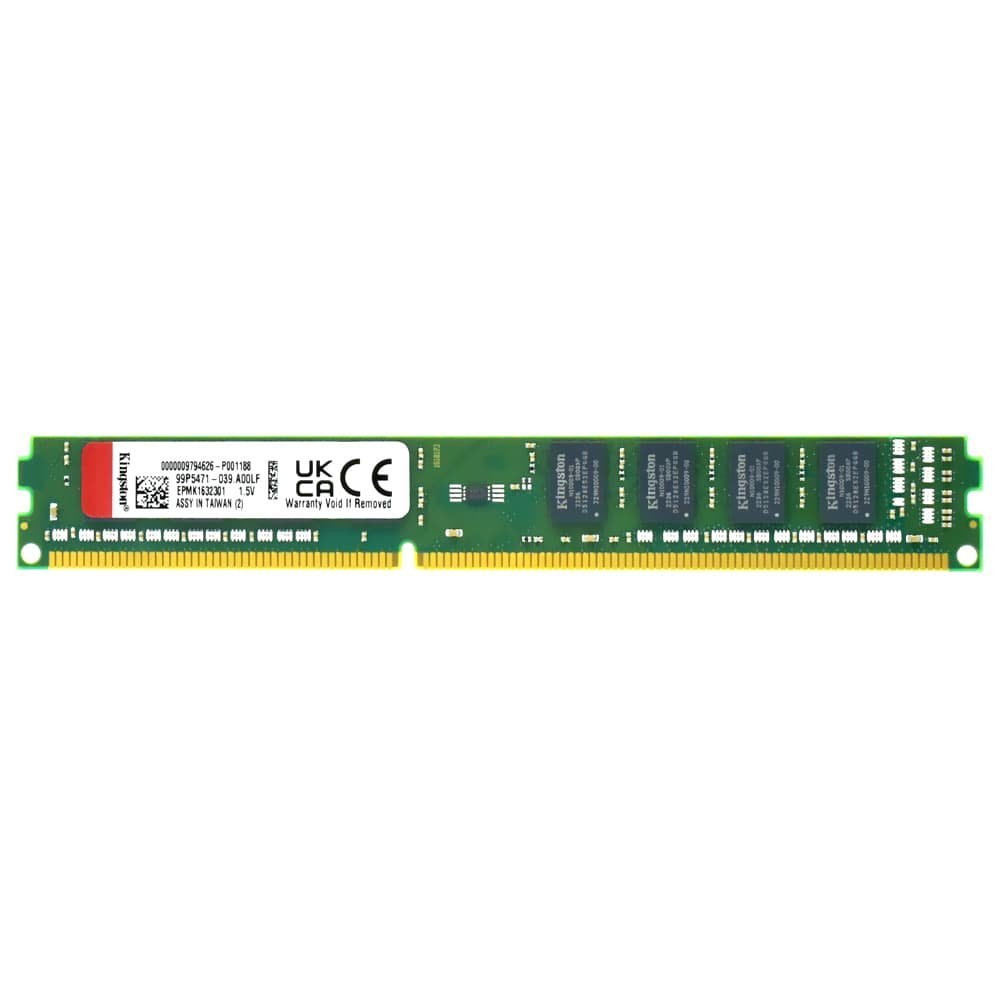 Memória Desktop KINGSTON, DDR4, 3200MHZ, 16GB - KVR32N22S8L/16