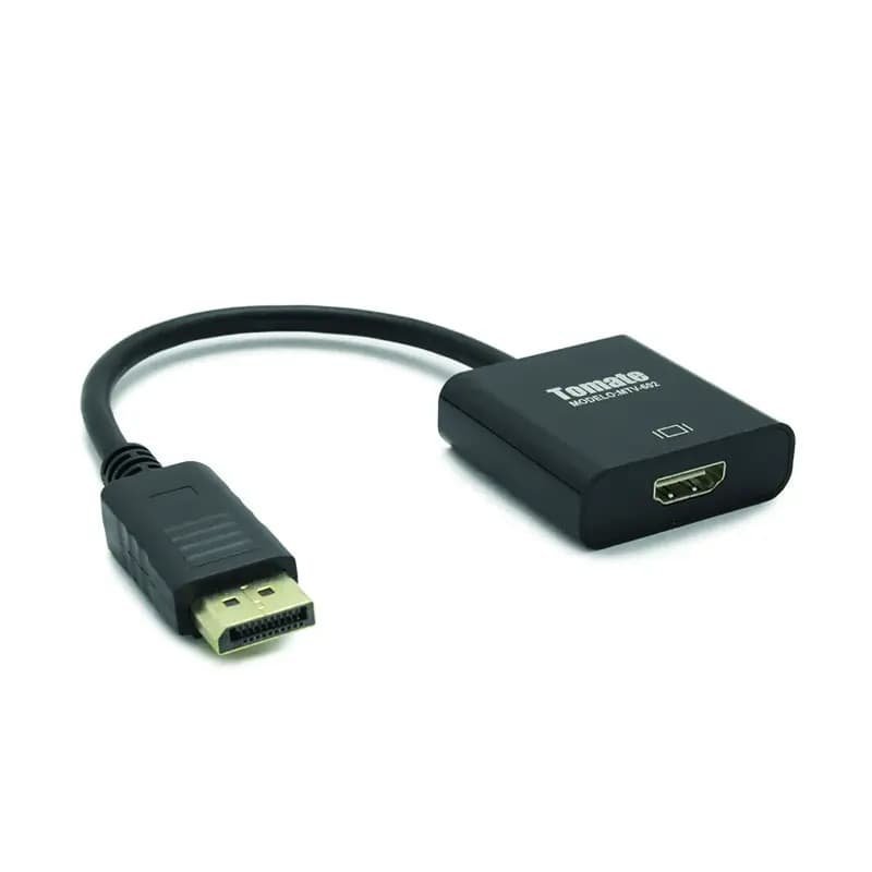 Adaptador TOMATE MTV-602, DisplayPort Macho x HDMI Fêmea, 1920x1080 60Hz