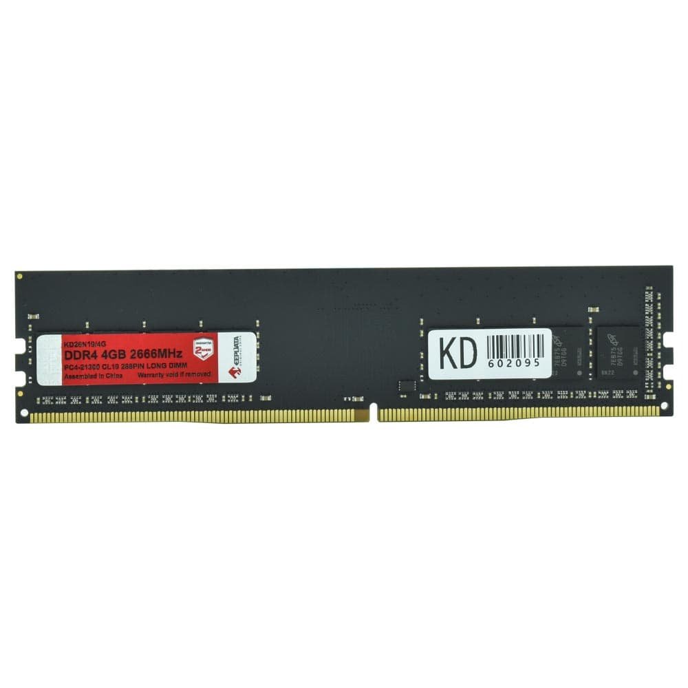 Memória Desktop KEEPDATA, DDR4, 2666MHz, 4GB - KD26N19/4G