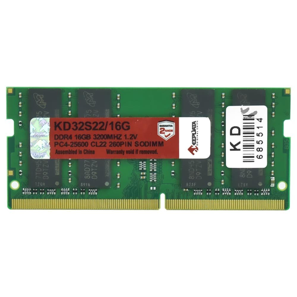 Memória Notebook Keepdata, DDR4, 3200MHz, 16GB - KD32S22/16G - Imagem 2