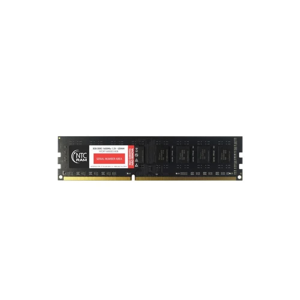 Memória Desktop NTC, DDR3, 1600MHz, 8GB - NTCKF1600DD3-8GB - Imagem 2