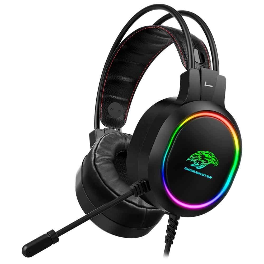 Headset Gamer K-mex AR43 Som 7.1 Surround RGB USB PC Console - AR43000S71PPB0X